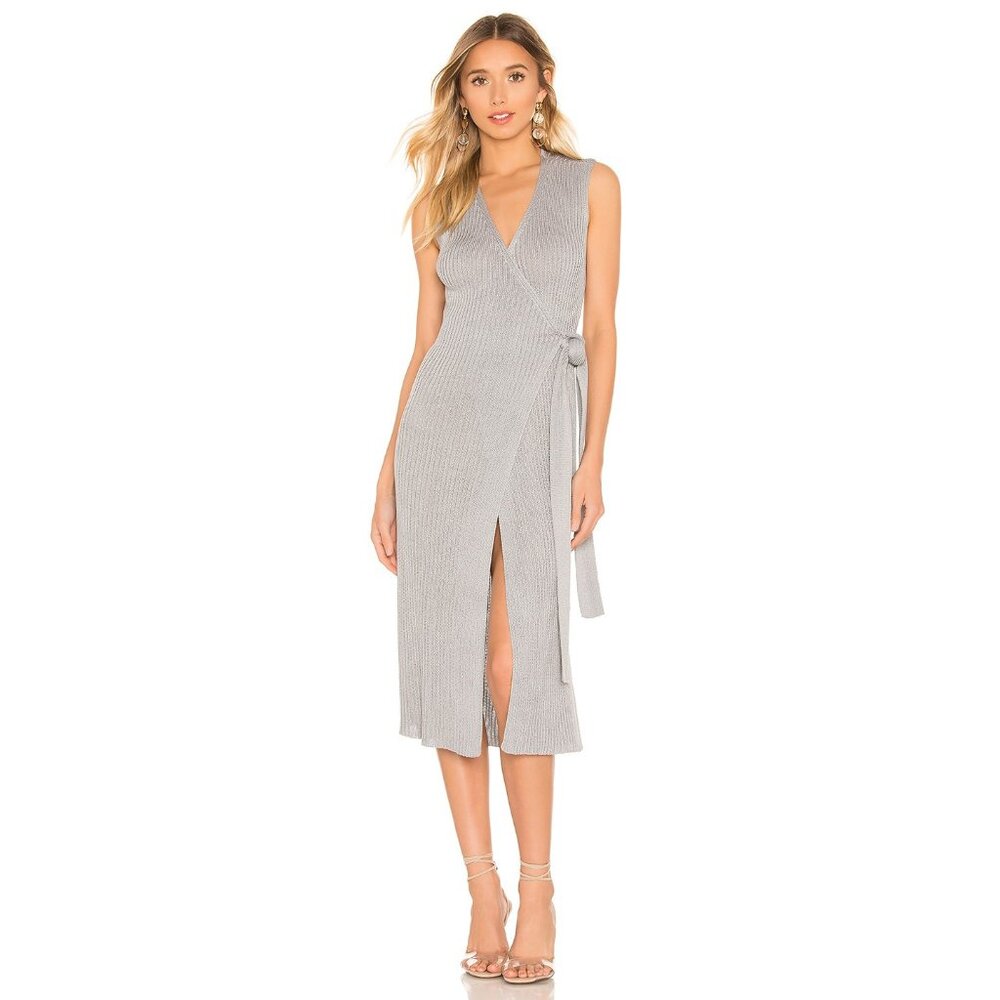 NWT L'Academie Charlotte Wrap Dress S